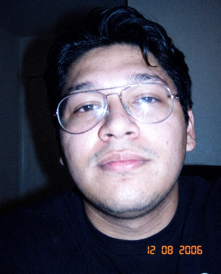 Selfie Y2K de cámara digital